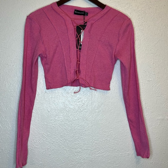 Pink PrettyLittleThing Crop - Picture 2 of 3